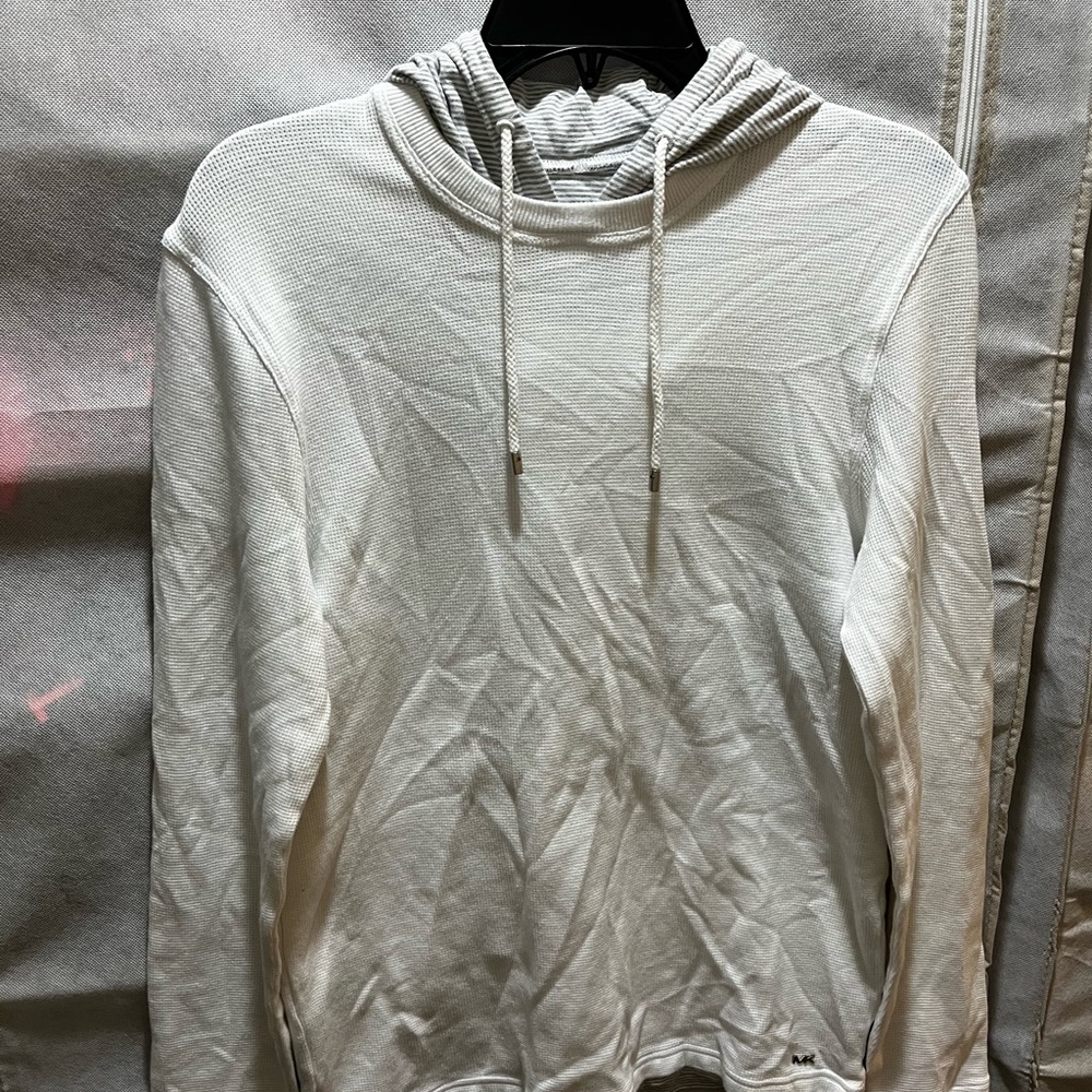 Michael Kors thermal sweatshirt with hoodie
